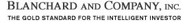 Blanchard and Company, Inc. - The Gold Standard for the Intelligent Investor