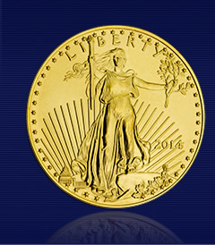 Gold American Eagle