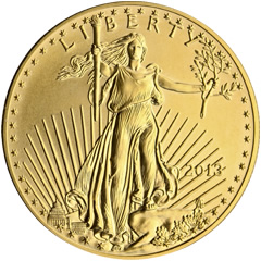 2013 Gold American Eagle