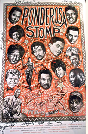 Autographed Official Tenth Annual Ponderosa Stomp Poster
