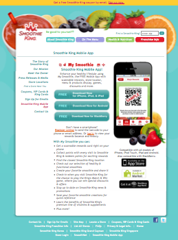 smoothie king mobile app
