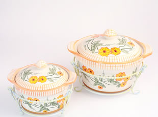 temp-tations® Morning Glory 6-pc. Round Covered Baker Set