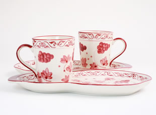temp-tations® Vineyard 4-pc. Plate and Mug Duet Set