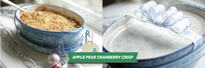 Apple Pear Cranberry Crisp