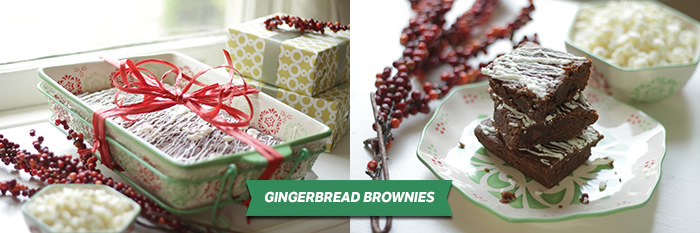 Gingerbread Brownies
