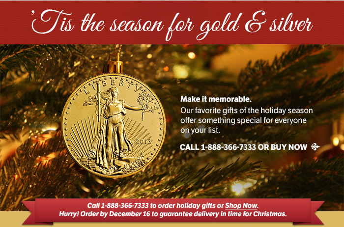 'Tis the season for gold and silver